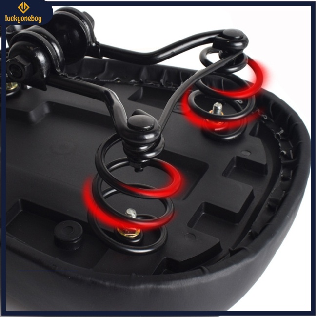 Yên Xe Đạp Điện Bản Rộng Chất Liệu Dày Dặn Mềm Mại Thoải Mái Chống Sốc Tiện Dụng