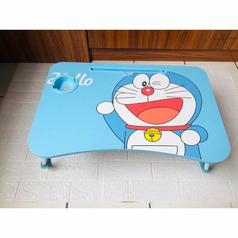 Bàn Học Gấp Gọn 60x40 X 28cm Họa Tiết Doraemon Hellokity