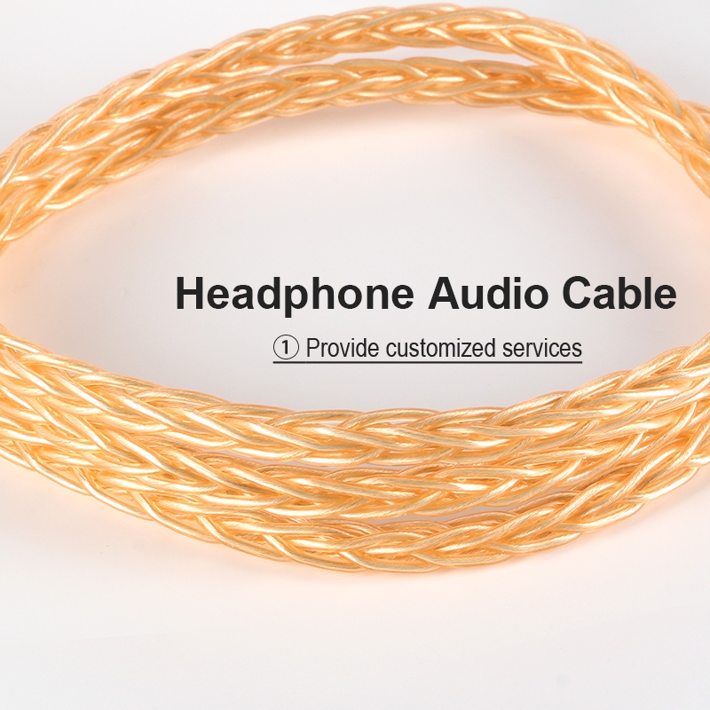 Dây Cáp Tai Nghe 8 Sợi MMCX/0.78mm 2Pin/QDC/TFZ Chất Lượng Cao