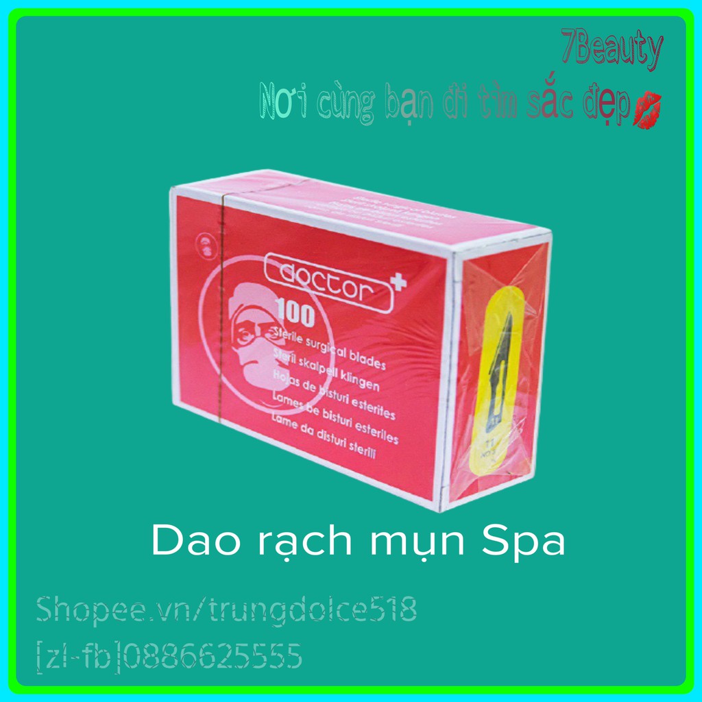 Dao rạch mụn hộp 100 chiếc