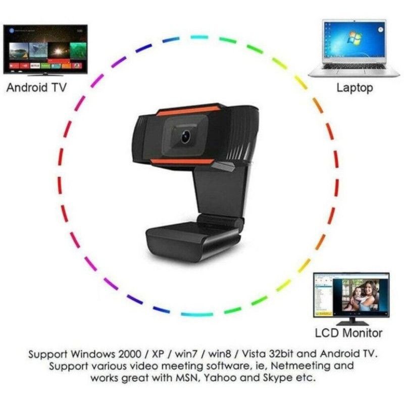 Webcam Tự Động X85 Hd 720p Cho Pc Laptop Desktop Aa1 | BigBuy360 - bigbuy360.vn