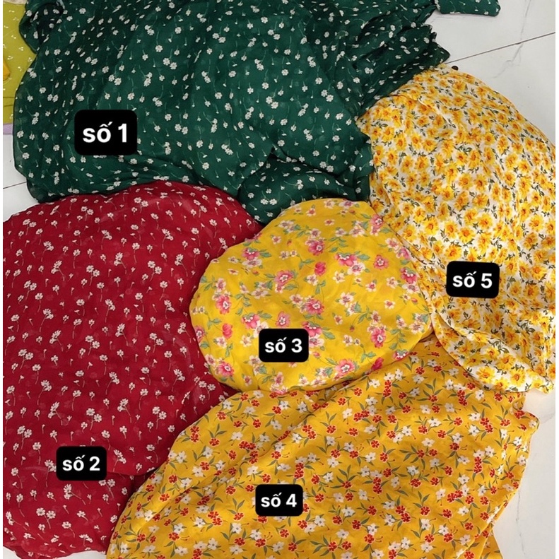vải von hoa nhí siêu đẹp