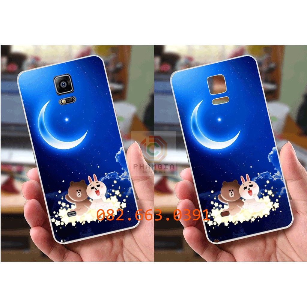 Ốp lưng Samsung Note 4 dẻo in hình dễ thương(P1)
