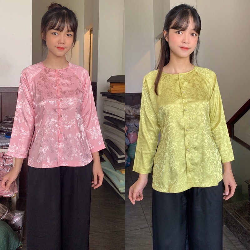 [ Mã FAMAYWA2 giảm 10K đơn 50K] Đồ Lam Đi Chùa # Áo Bà Ba Quần Đen Có Bán Lẻ Áo Và Quần | BigBuy360 - bigbuy360.vn