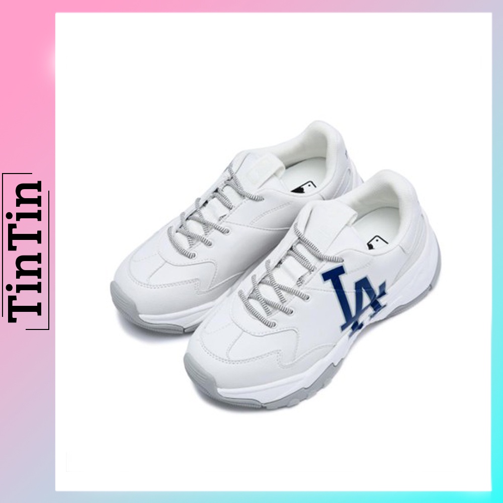 Giày MLB LA Dodgers Big Ball Chunky, Giày Sneaker Đế Cao 5cm Hàng 11 Việt