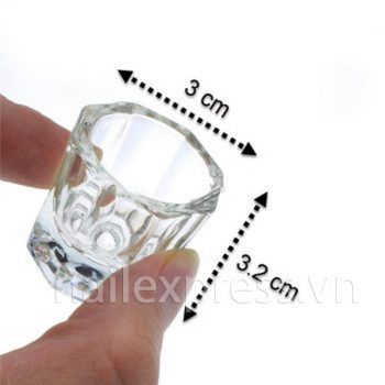 &quot; Hàng chất lượng &quot;Hủ thủy tinh đựng lưu huỳnh không nắp