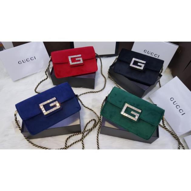 Túi chữ G nhung size 19 fullbox