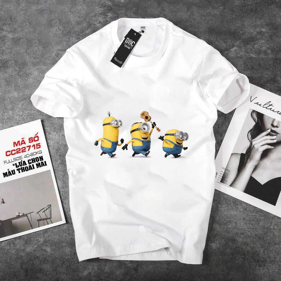 ÁO THUN TAY LỠ Minion Ngộ Nghĩnh IN HÌNH CỰC ĐỘC GIÁ RẺ BẤT NGỜ CÓ ĐỦ SIZE - 0235