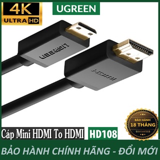 Dây Cáp Mini HDMI to HDMI dài 1M  Tốc Độ Cao Ugreen 10195 cao cấp