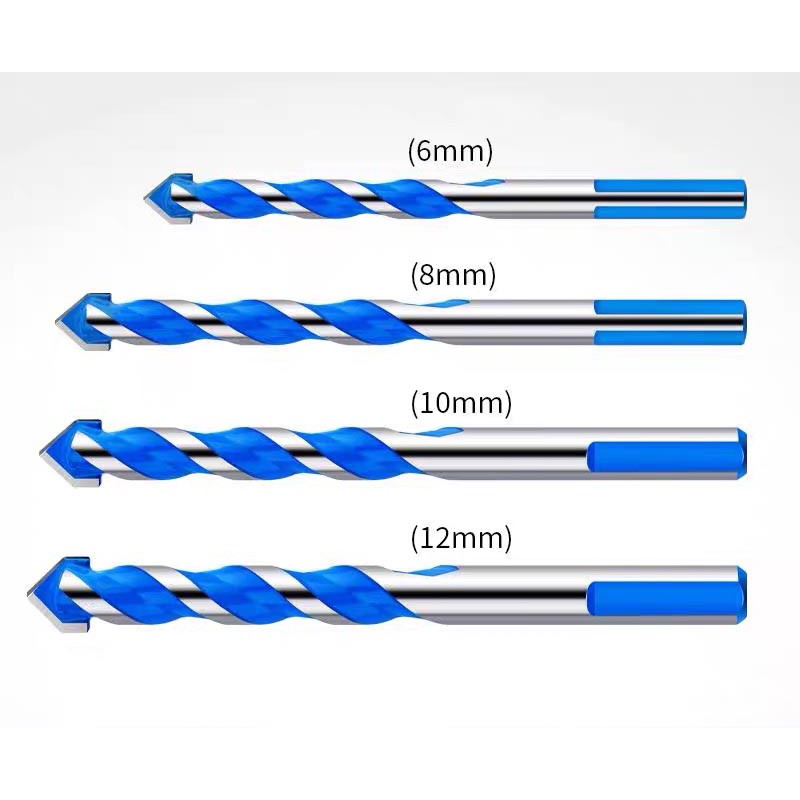 Mũi khoan đa năng cao cấp size 6 8 10mm khoan sắt khoan bê tông khoan kính, khoan gạch (nội địa Trung quốc)