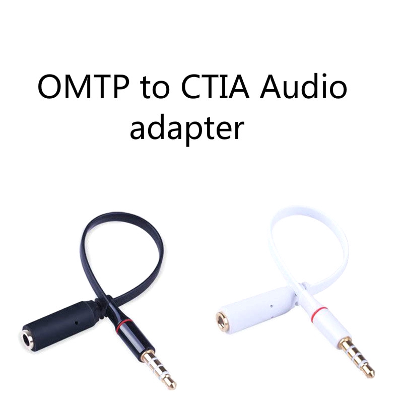 Dây cáp chuyển đổi âm thanh tai nghe omtp sang ctia chuyên dụng