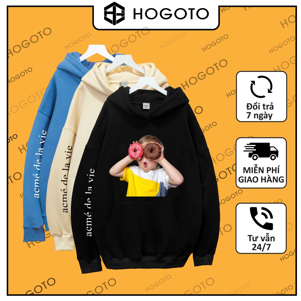 Áo nỉ Hoodie ADLV DONUT 1 Hogoto shop , áo nỉ bông hoodie unisex nam nữ