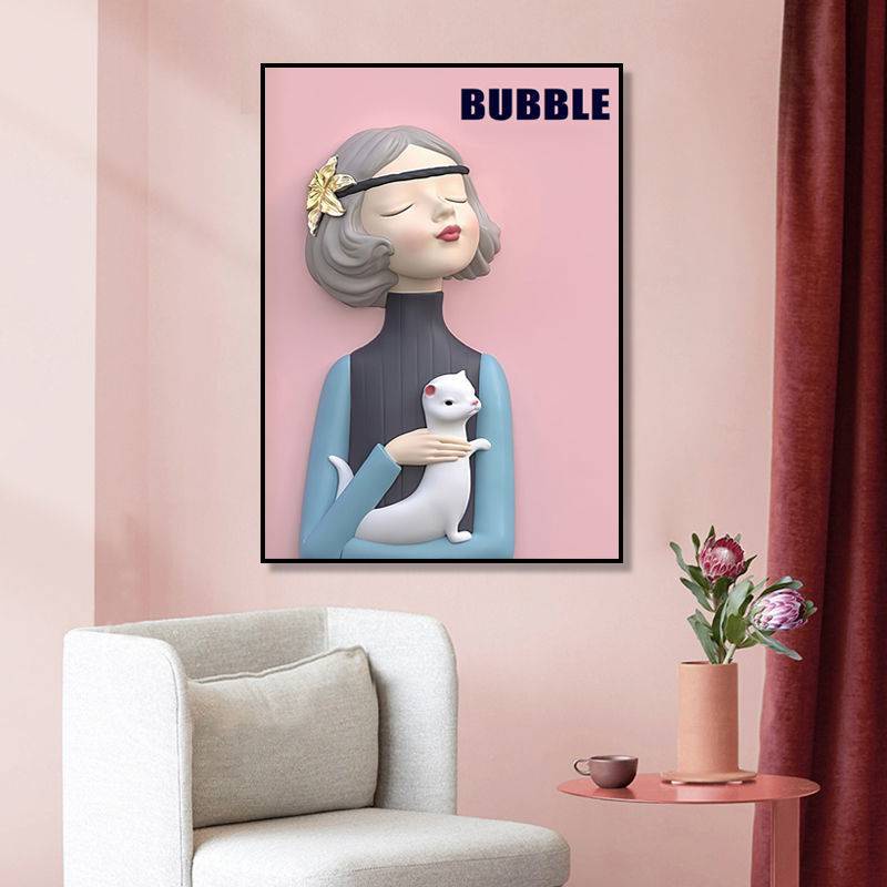 Tranh Canvas Treo Tường Trang Trí Phòng Khách / Phòng Ngủ Cho Bé Gái | BigBuy360 - bigbuy360.vn