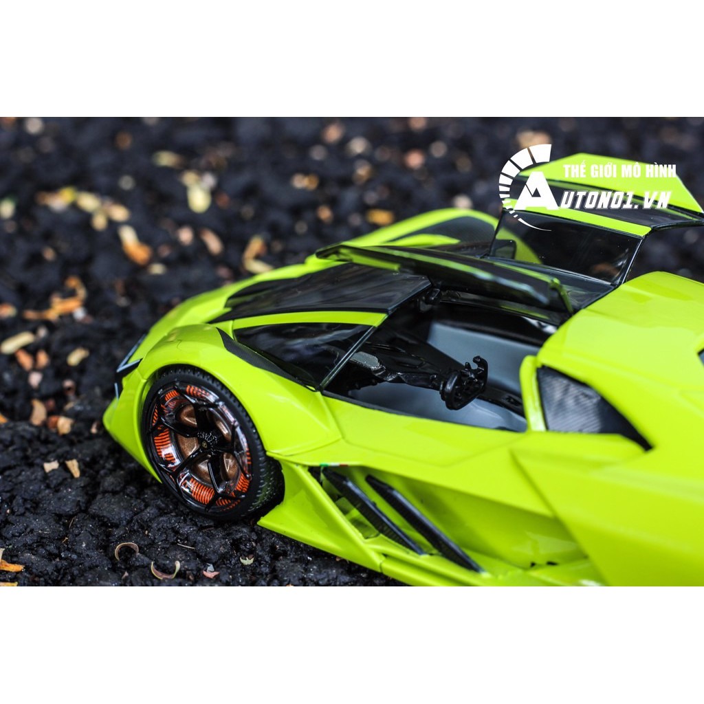 MÔ HÌNH XE LAMBORGHINI TERZO MILENNIO GREEN 1:24 BBURAGO 6462