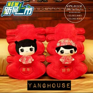 Gấu bông trang trí phòng cưới