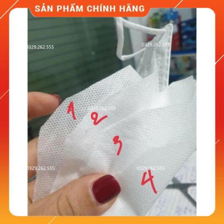 (Sale) Khẩu trang 3D Land mask sét 6 cái phong cách KF74 Hàn