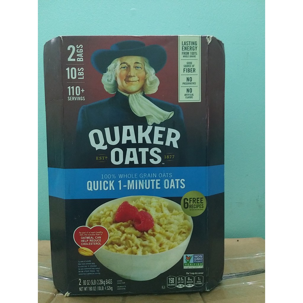 [Mẫu Mới 2022]Yến Mạch Mỹ Quaker Oats Cán Vỡ 4.52kg | BigBuy360 - bigbuy360.vn