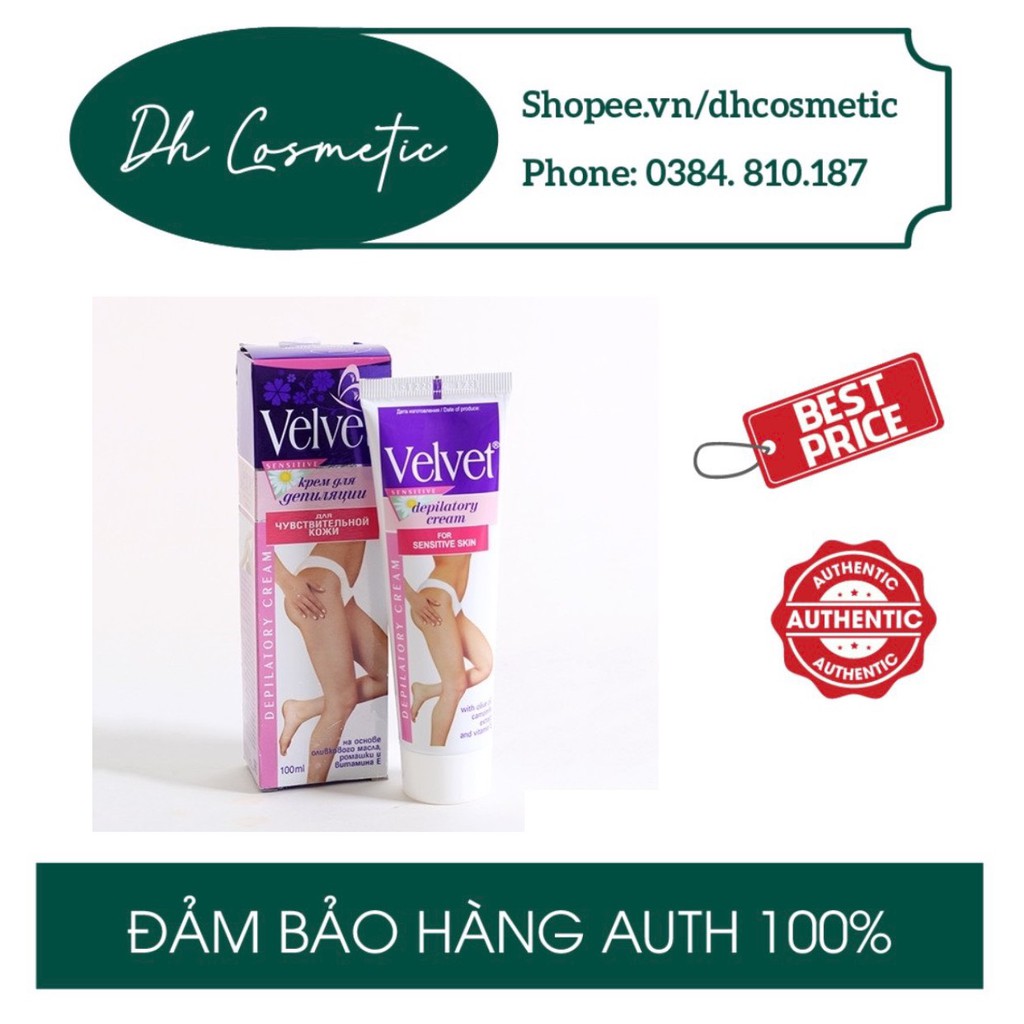 Kem tẩy lông Velvet Sensitive Nga 100ml