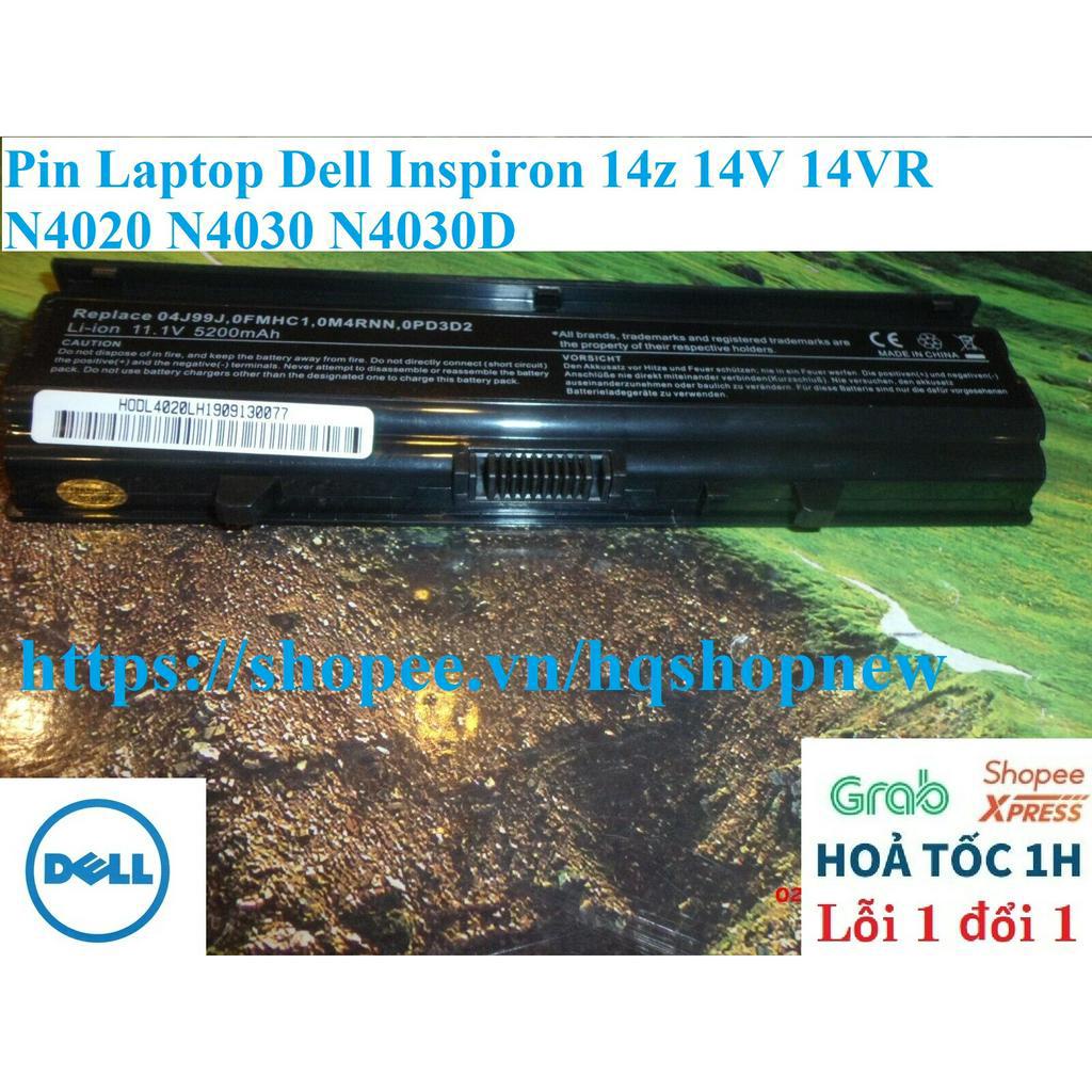 ⚡Pin Laptop Dell Inspiron 14z 14V 14VR N4020 N4030 N4030D TKV2V W4FYY X3X3X FMHC10 J4XDH 9TCXN 9T48V 965YT