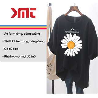 Áo Phông Nữ Form Rộng In Hình Hoa Cúc Thời Trang_AP03