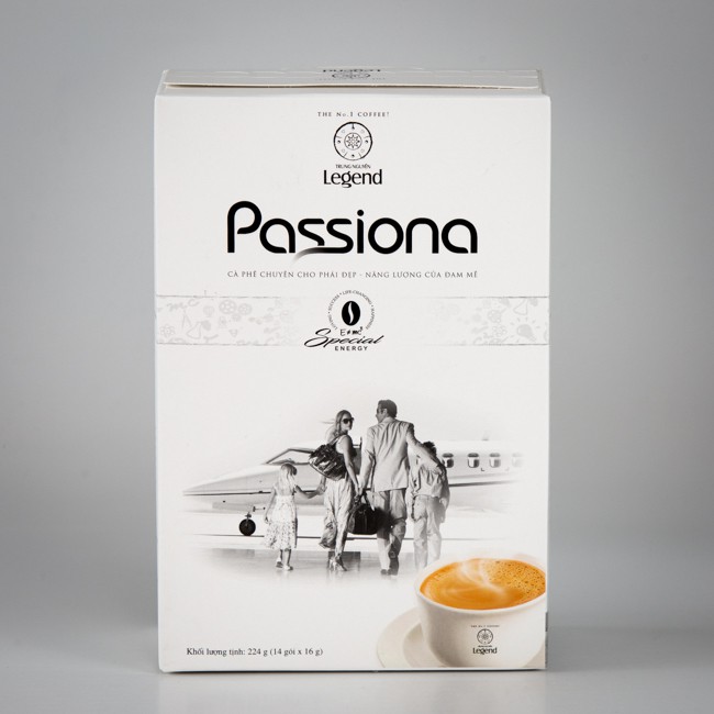 Cà phê Passiona hòa tan Passiona  - Trung Nguyên Legend - Hộp 224gr