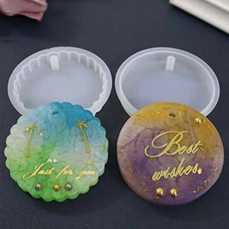 Set 12 Khuôn Silicone Làm Móc Khóa Hình Học