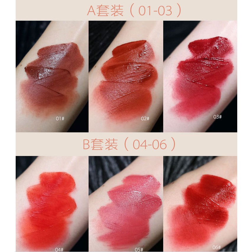 [Flashsale Cuối năm] Set Son Kem HERORANGE set 3 Cây Fluffy Lip Glaze | Thế Giới Skin Care