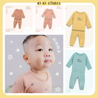 Punchun bộ dài tay cổ tròn AW22