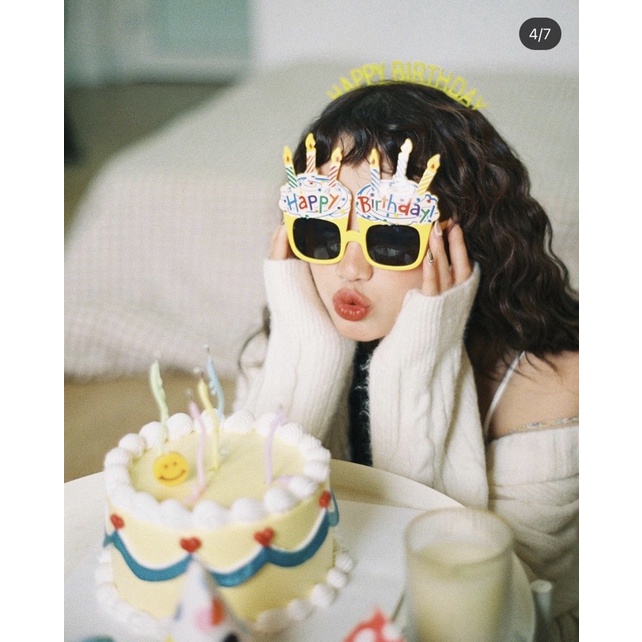 Kính Happy Birthday siêu iuuu