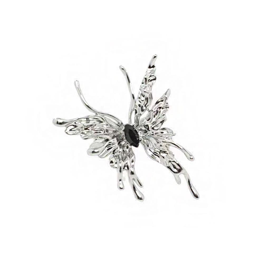 Nhẫn Hở Chạm Khắc Hình Bướm Thời Trang Cho Nữ