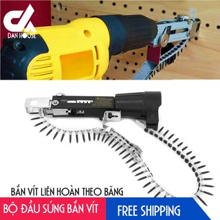 Bộ Đầu Súng Kit Bắn Vít Liên hoàn siêu nhanh lên Gỗ Pallet,Thạch Cao - Shop Dan House