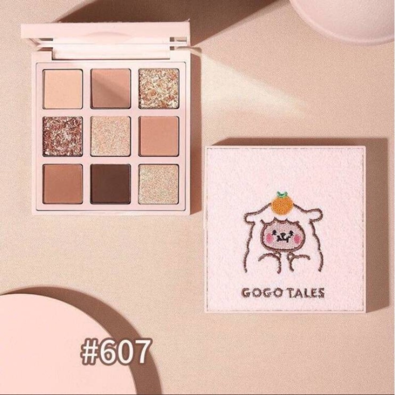 [Có sẵn] [ Phấn mắt GOGO TALES ] Bảng phấn mắt nội địa Trung 9 màu GoGo Tales Admiring Velvet Chống Thấm Nước GT161
