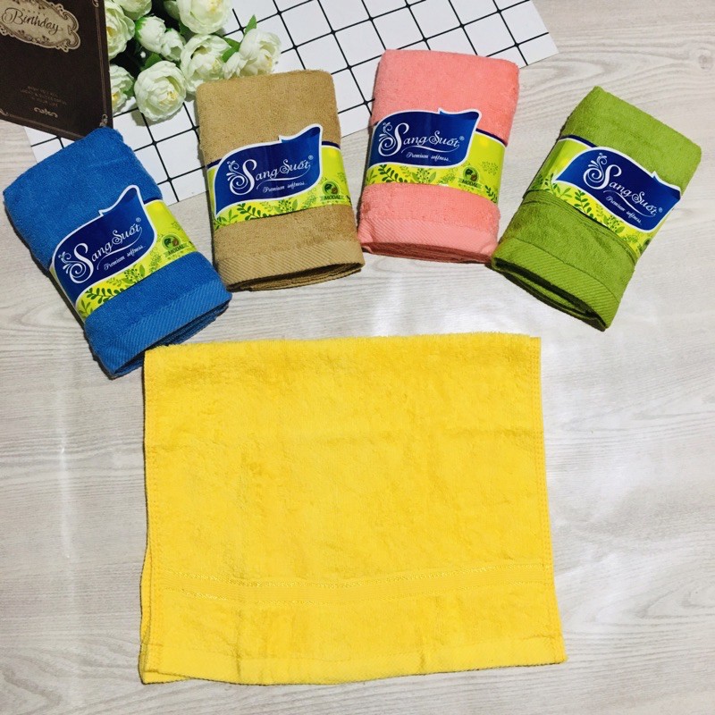 Khăn mặt cuộn cotton cao cấp mềm đẹp