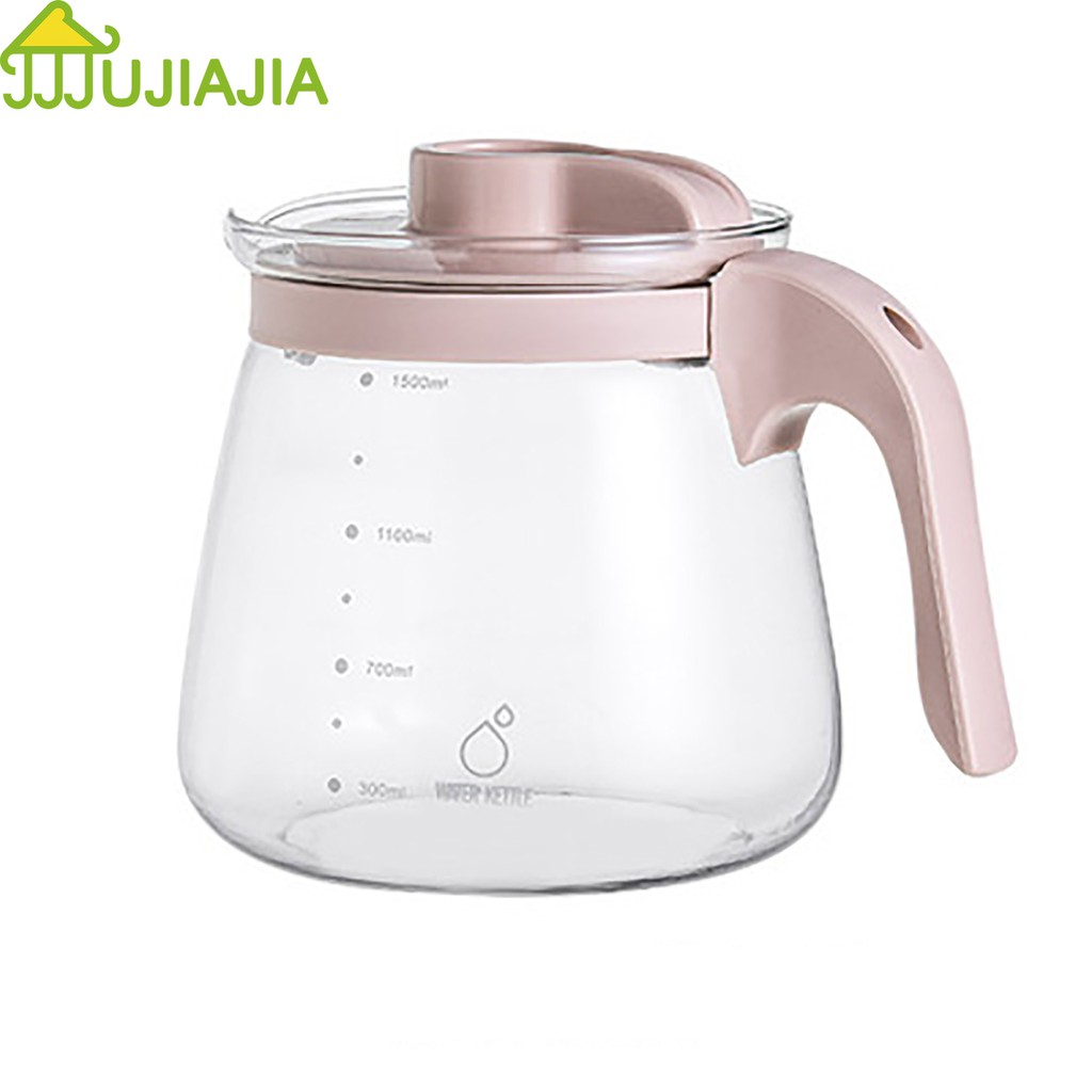 [Mã LIFEHL50K giảm 7% đơn 99K] Bình đựng nước JUJIAJIA bằng thủy tinh borosilicate chống nhiệt độ cao dung tích lớn