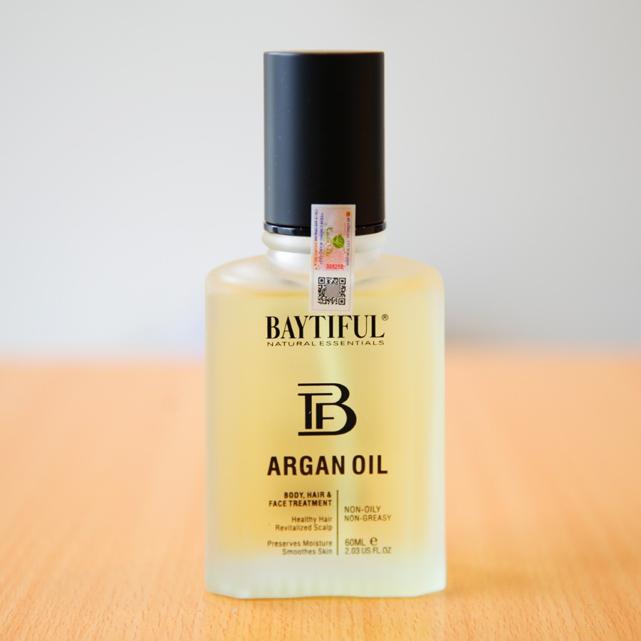 Tinh dầu dưỡng tóc mượt ngăn gãy rụng serum tóc uốn nhuộm khô xơ phục hồi hư tổn tinh chất chăm sóc Baytiful Argan Oil