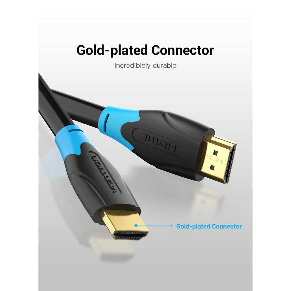 Dây HDMI Ugreen 1m 3m 5m, Cáp HDMI to HDMI chuẩn 2.0 4k 60Hz Ugreen HD104, Vention BH 18T