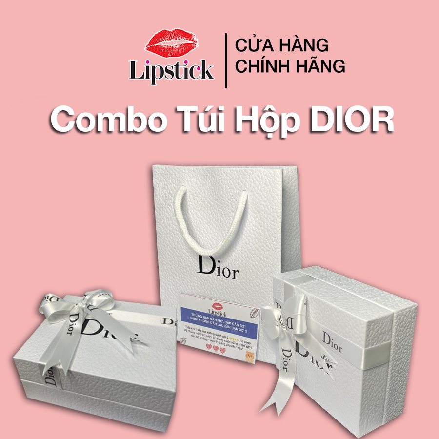 Hộp Quà , Túi Hãng DIOR kèm thiệp làm quà tặng,phụ kiện cho son DIOR