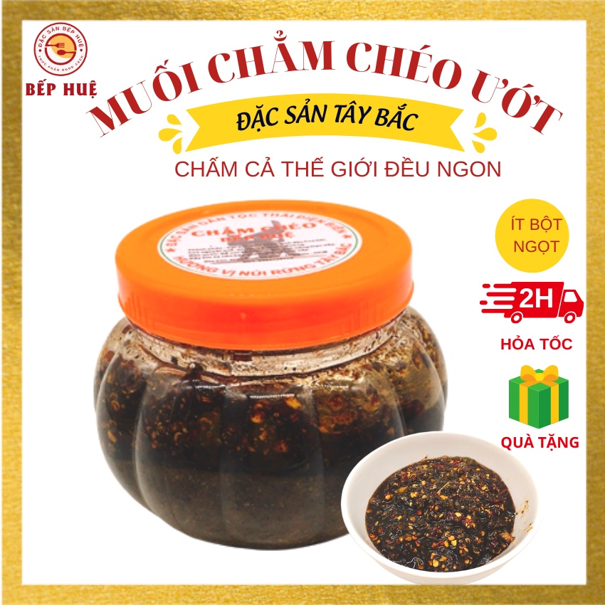 Muối chẳm chéo ướt tấy bắc đặc sản điện biên bếp huệ chấm chéo chấm hải sản chấm gà chấm đồ nướng đồ luộc rau trái cây