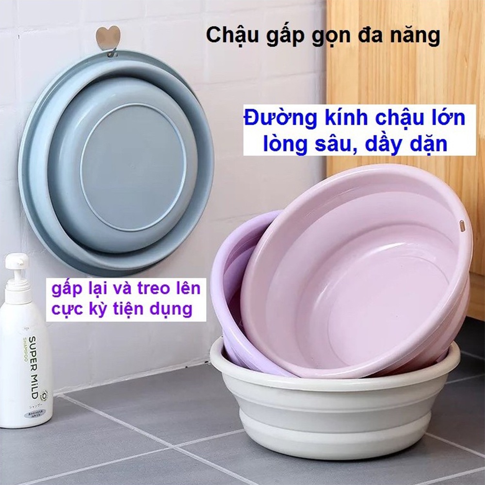 (Video Review) Thau Chậu Gấp Gọn Thông Minh Tiện Lợi