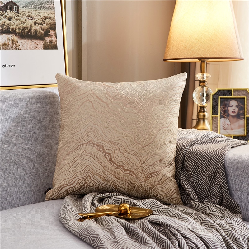 Vỏ gối nhung màu nhuộm đồng sang trọng trang trí năm mới/ sofa 45*45 cm