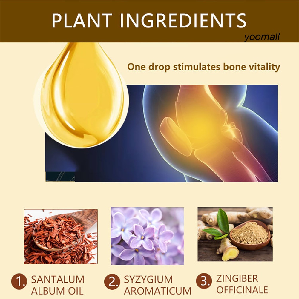 [Hàng mới về] Dầu Mát Xa Bàn Chân 10ml Hỗ Trợ Tăng Chiều Cao Tiện Dụng