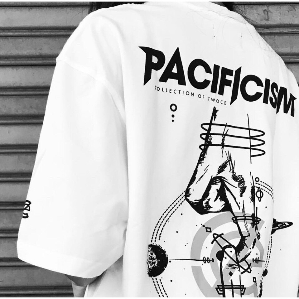 Áo Thun PACIF Trắng PACIFICISM Ulzzang Unisex 1hitshop | BigBuy360 - bigbuy360.vn