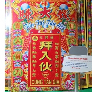 Bộ Giấy Cúng Tân Gia Phối Sẳn DL