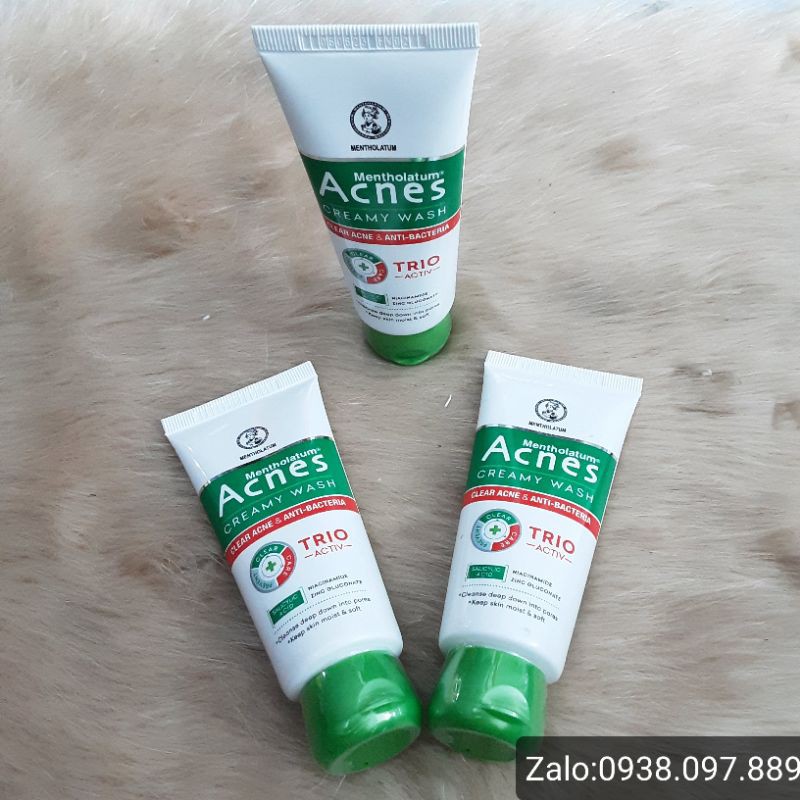 Kem rữa mặt ACNES ngăn ngừa mụn, sạch mụn, da mịn màng 50g