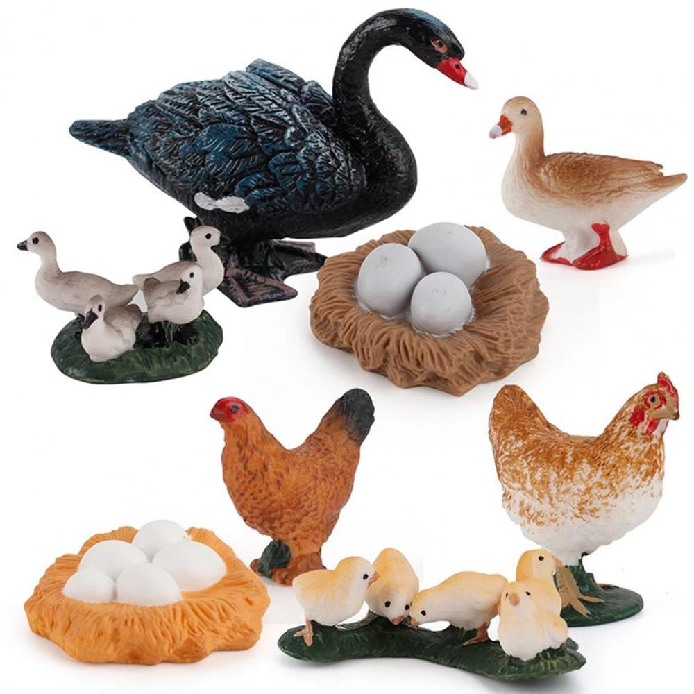 Set 4 Mô Hình Đồ Chơi Chú Vịt Kích Thích Tăng Trưởng Cho Bé