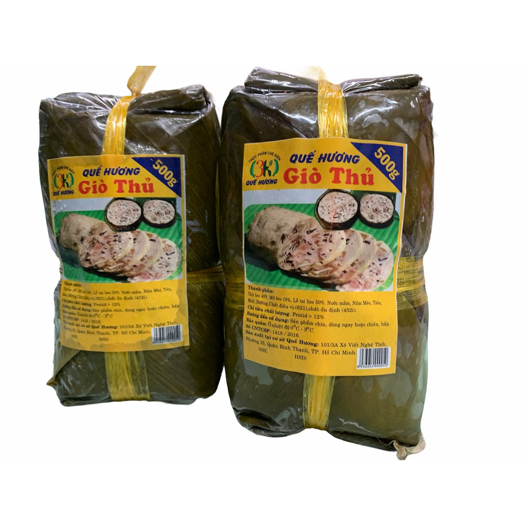 Chả Lụa / Chả Chiên / Chả Quế / Giò Thủ - 500gr Quế Hương loại ngon không hàn the | BigBuy360 - bigbuy360.vn