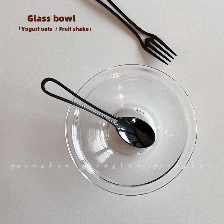 Bát Ăn Kem/Salad/Trái Cây Bằng Kính Kiểu Dáng Đơn Giản