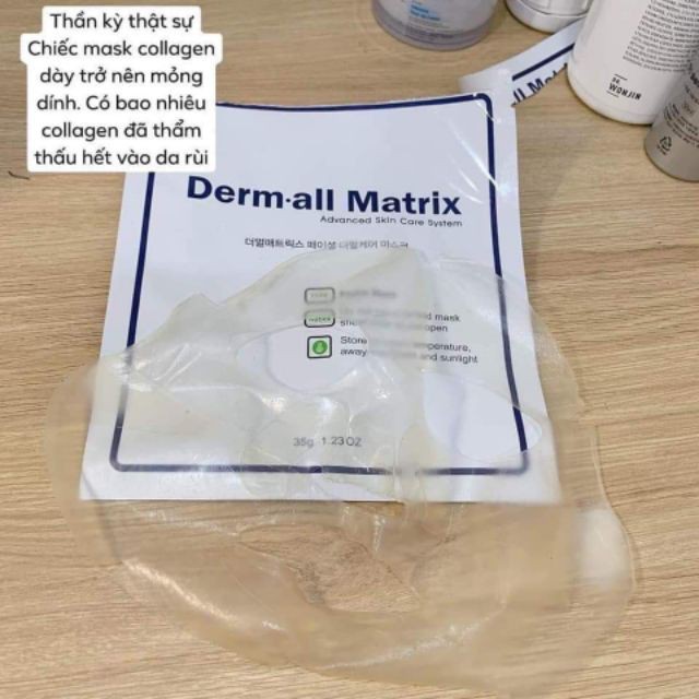 Mặt Nạ Derm All Matrix Facial Dermal care Mask Mĩ Phẩm Gía Sỉ 89