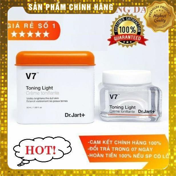 Kem V7 Toning Light dưỡng trắng và tái tạo da Dr.Jart+ giúp hết thâm nám và mụn ⭐