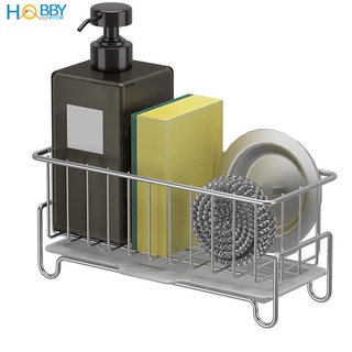 Kệ rổ đựng dụng cụ rửa chén có khay hứng nước HOBBY Home Decor KRC5 - gác lên bồn rửa chén